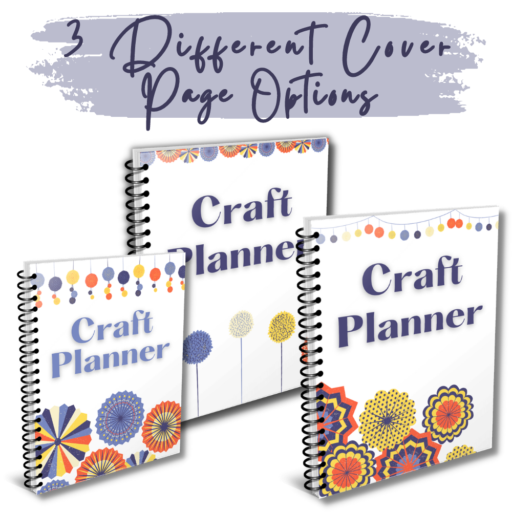 Craft Planner | Printable Business & Hobby Organizer | 60 Pages
